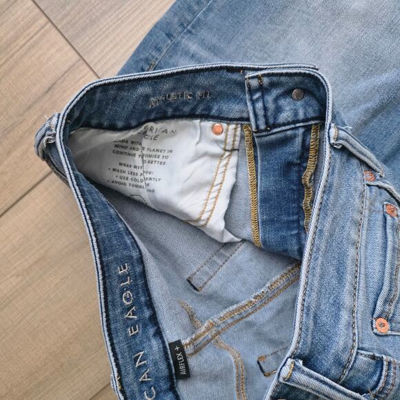 American Eagle AirFlex Athletic Fit Light Wash Jeans Men Sz 29x31(tag 32) - Picture 7 of 12